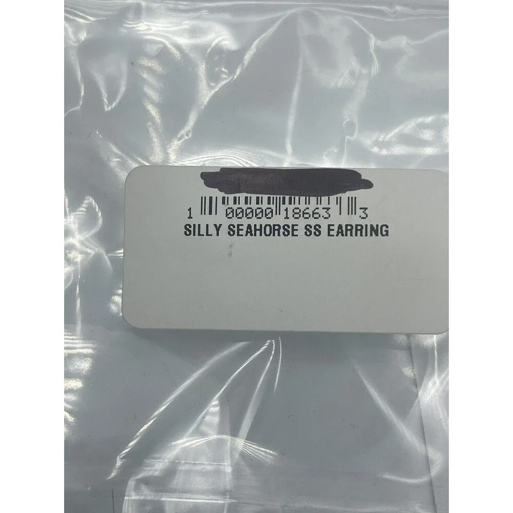 Lily & Momo Sterling Silver Petite Seahorse Kids Stud Earrings New